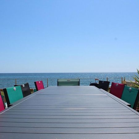 Bord de mer, pieds dans l'eau, vue panoramique Villa San-Nicolao Esterno foto