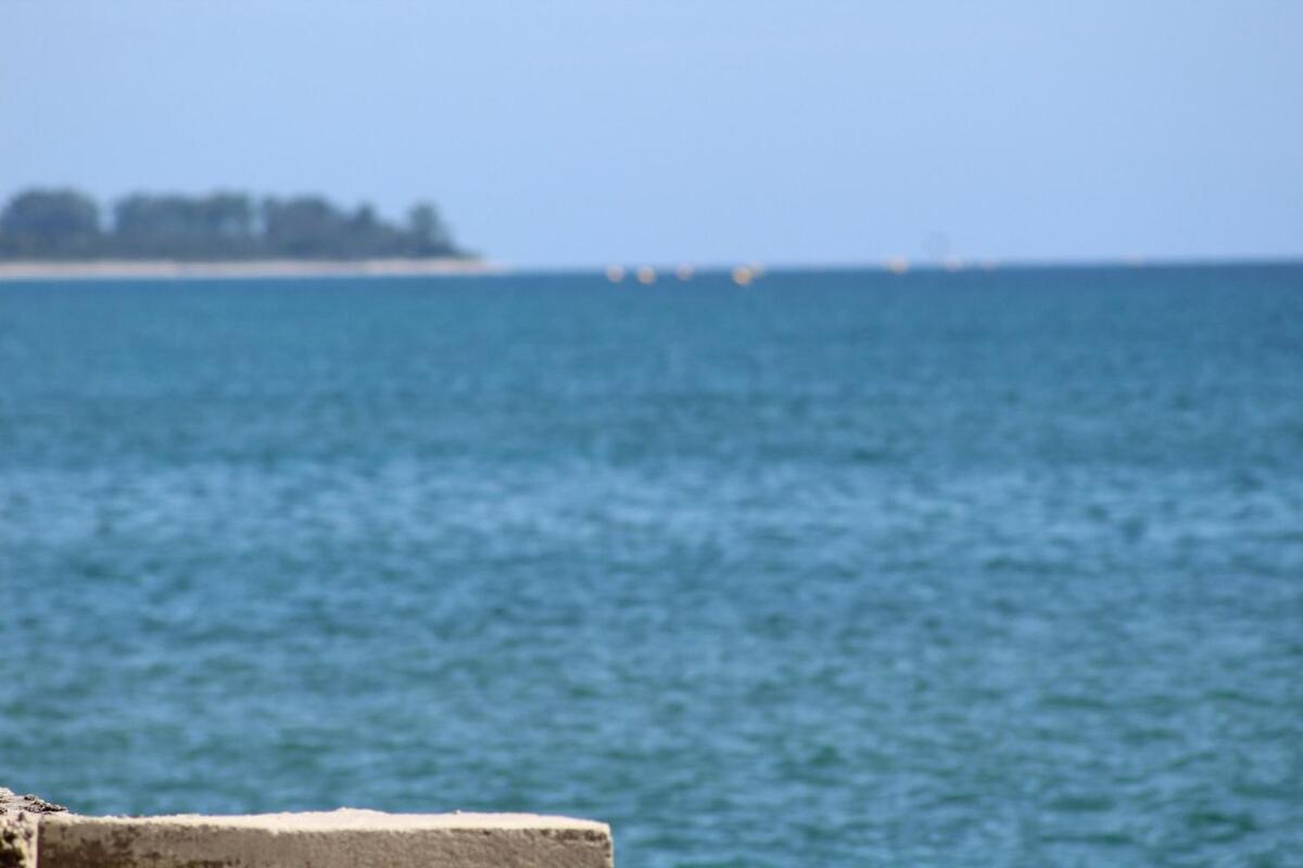 Bord de mer, pieds dans l'eau, vue panoramique Villa San-Nicolao Esterno foto