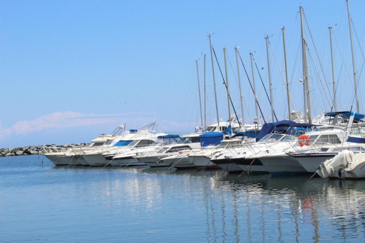 Bord de mer, pieds dans l'eau, vue panoramique Villa San-Nicolao Esterno foto